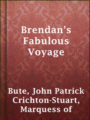 cover image of Brendan's Fabulous Voyage